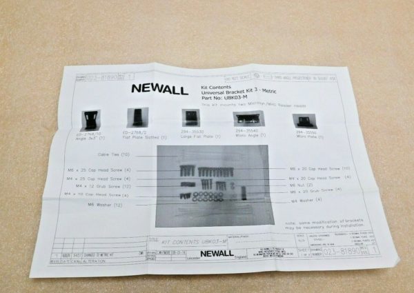 Newall Universal Bracket Kit UBK03-M