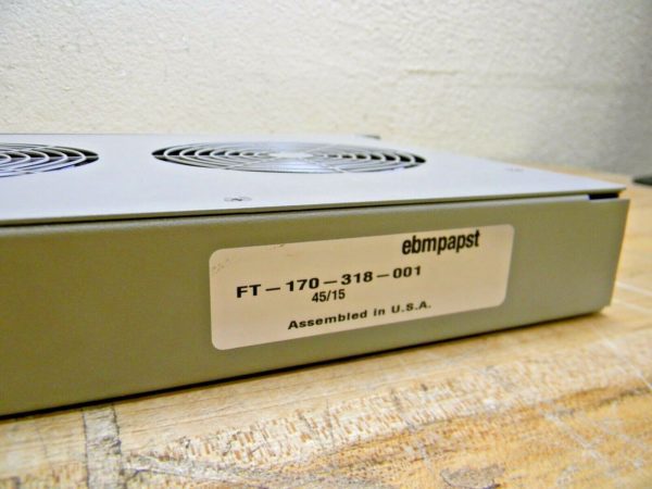 Ebmpapst Fan Tray 318CFM 115V 56dB 17.12"L x 8.31"W x 1.70"H FT-170-318-001