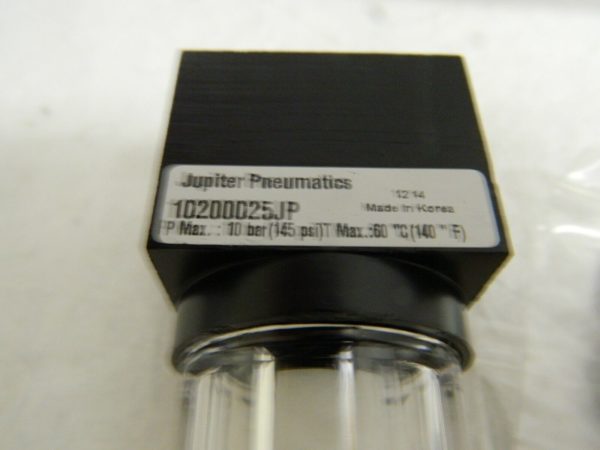 Jupiter Pneu Compact FRL Filter Polycarbonate Bowl & Manual Drain 10200025JP