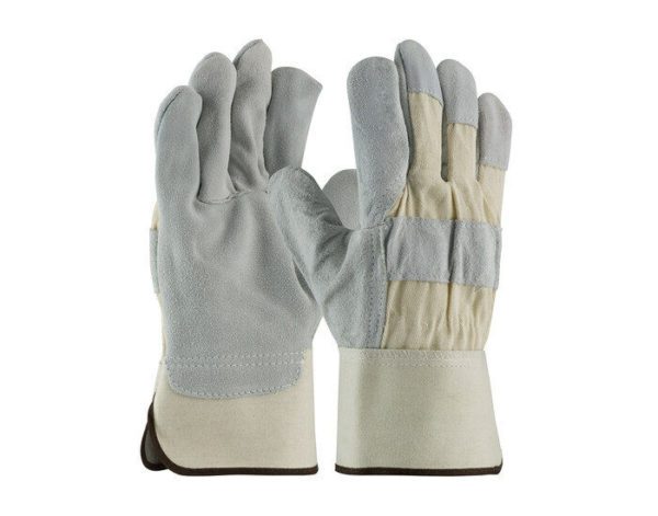 PIP Split Cowhide Work Gloves 12 Pairs Size L 82-7583/L