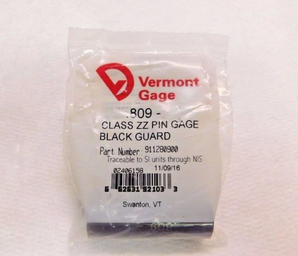 Vermont Gage Steel Minus Plug and Pin Gage 0.809" Class ZZ Lot of 2 #911280900
