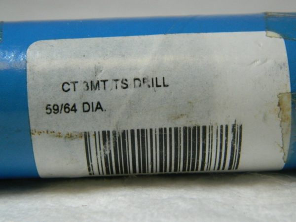 R.R.T. Carbide-Tipped Taper Shank Drill Bit 59/64" 3MT 118° Point 266059