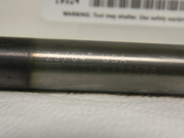 Accupro 29/64" 140° Solid Carbide Jobber Drill 132mm OAL 77712230