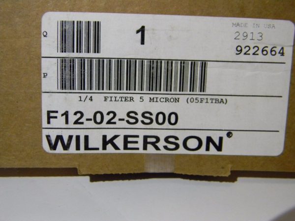 Wilkerson Standard Economy Filter Zinc Bowl w/ Sight Glass 1/4 F12-02-SS00