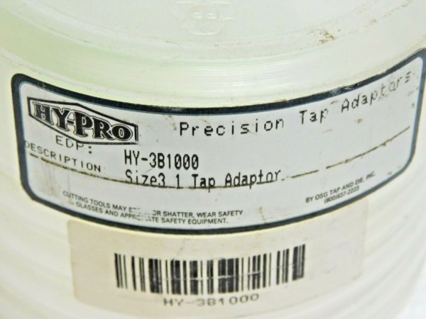 OSG HY-PRO Precision Tap Adaptor Size 3 x 1" Tap HY-3B1000