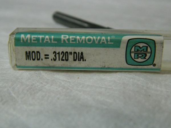 Metal Removal Chucking Reamer 0.3120" x 1-1/8" x 3-1/4" 6F Carbide MR3120