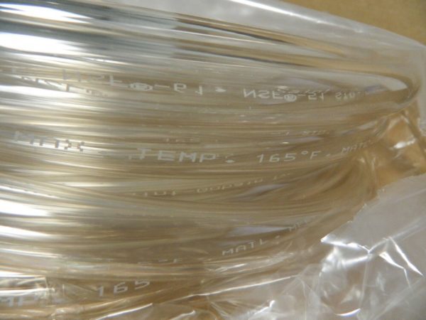 Tygon Plastic Tube 5/8" ID 7/8" OD 1/8" Wall Thickness Approx. 48 ft AAA00046