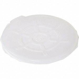 Vestil Round Polyethylene Open Head Drum Cover for 55 Gal Container Qty 5 DC-TPO