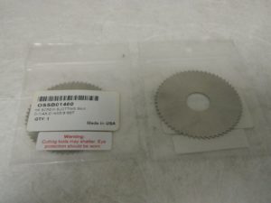 60 Tooth Slitting and Slotting Saw 2-1/4"x 0.014"x 5/8" QTY 2 73312142