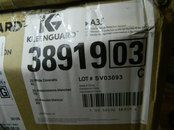 KleenGuard Film Laminate General Purpose Coveralls Size XL Qty 25 38919