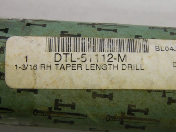 IT Dagger Brand Taper Length Drill 1-3/16" HSS Right Hand QTY 2 DTL-51112-M