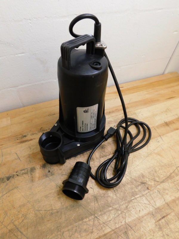 Pro-Grade Full-On Submersible Pump 1/2 hp 5 Amp Rating 120 Volt 133.1720000330