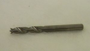 M.A. Ford #10 1" Flute Length Uncoated Solid Carbide Brad Point Drill Bit QTy 4