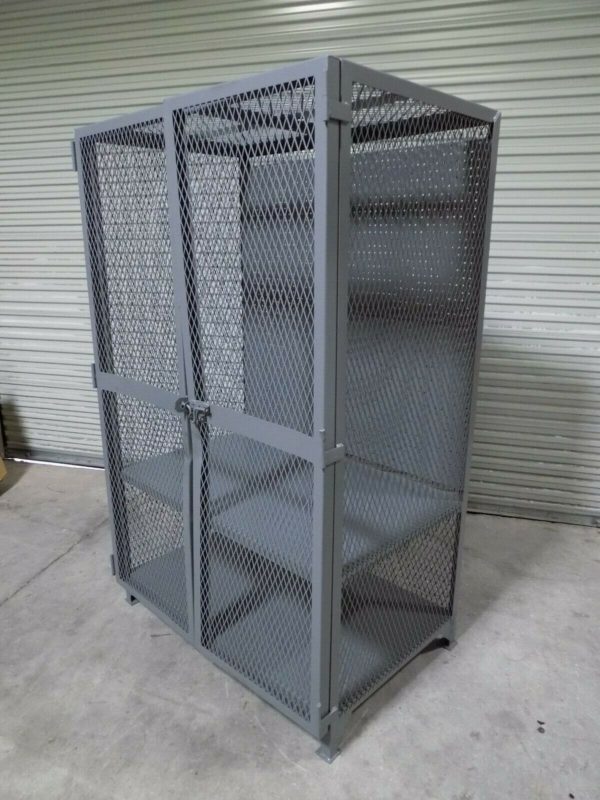 Little Giant Storage Cabinet w/ Pegboard 13 Ga Steel 78" x 48" x 32" SL1-3048-PB