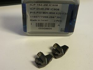 Iscar ICP0598-2M IC908 Carbide Replaceable Tip Drill Qty 2. 5509606