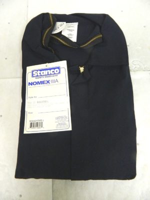 Stanco Flame Resistant Jacket with 2 Pockets Navy Size Large NX6624TNB-L