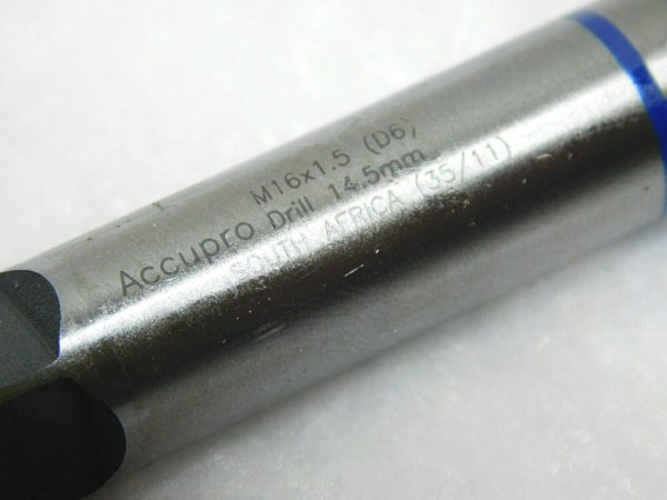 PACK of 2 Accupro Chamfer Plug Taps RH HSS-E Oxide M16 x 1.5 D6 3FL 07924202