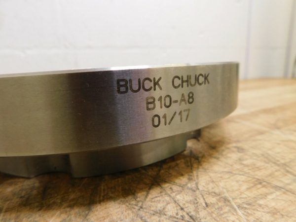 Buck Chuck Adapter Back Plate for 10" Dia Self Centering Lathe Chucks B10-A8