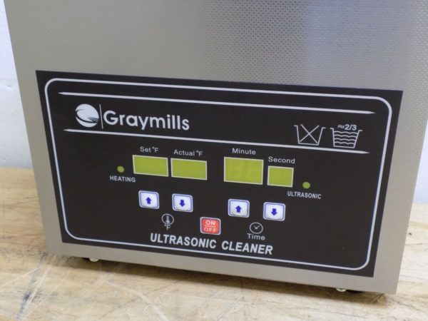 Graymills Bench Top Ultrasonic Cleaner 1 Gal. Capacity BTV-032 Parts/Repair
