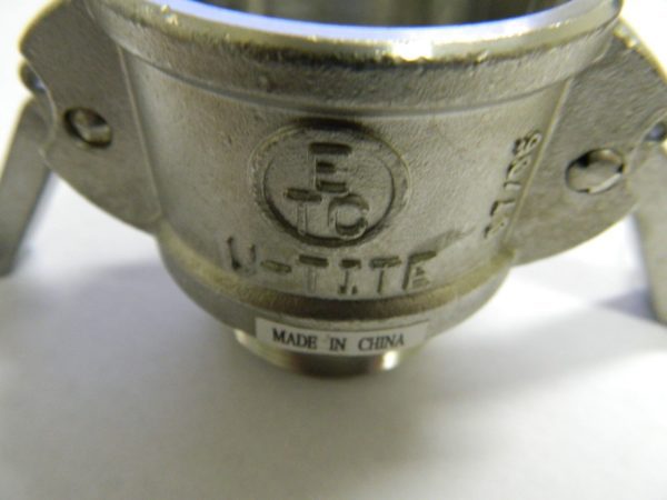 Ever-Tite 15B Cam and Groove Coupling Brass Handles SU15BSS