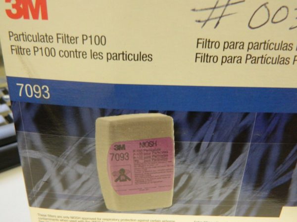 3M Purple P100 Filter Qty 4 Protects Against Particulates, Series 7000