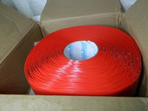 PRO-SAFE 4" x 100' PVC Floor & Egress Tape 50 mil Red PRO-4RR