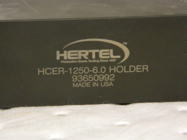 Hertel HCE RH Cut Index Cutoff Toolholder W/ Blade/Clamp 0.8 Max 6" OAL 93650992