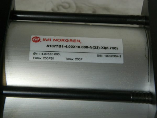 IMI Norgren Air Cylinder 4" Bore x 10" Stroke 250 PSI Max 10920384-2