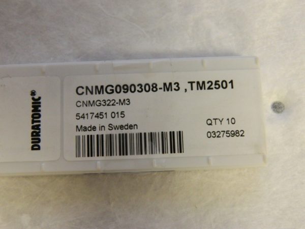 Seco CNMG322-M3 TM2501 Carbide Turning Insert QTY 10 03275982