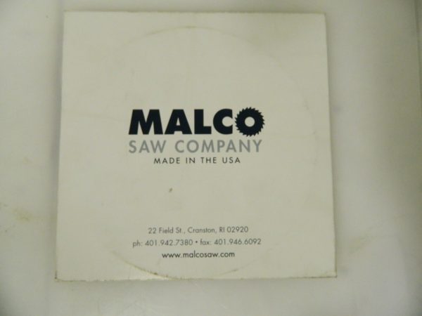 Malco Jeweler's Saw 6" Dia. x 1/2" Arbor 340T HSS #JS602812000