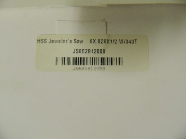 Malco Jeweler's Saw 6" Dia. x 1/2" Arbor 340T HSS #JS602812000