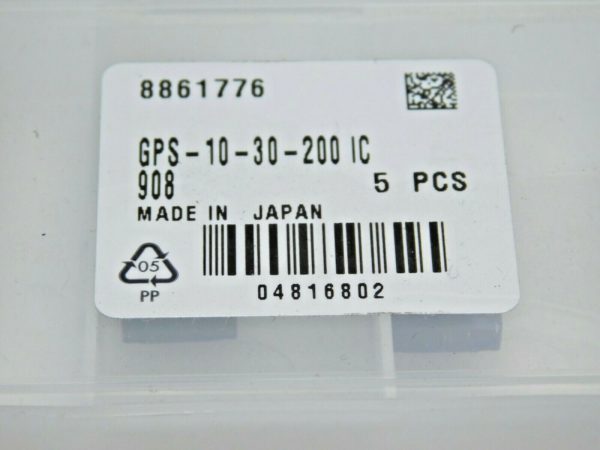 PACK of 5 Iscar Support Pads for Indexable Tools GPS-10-30-200 IC908 4816802