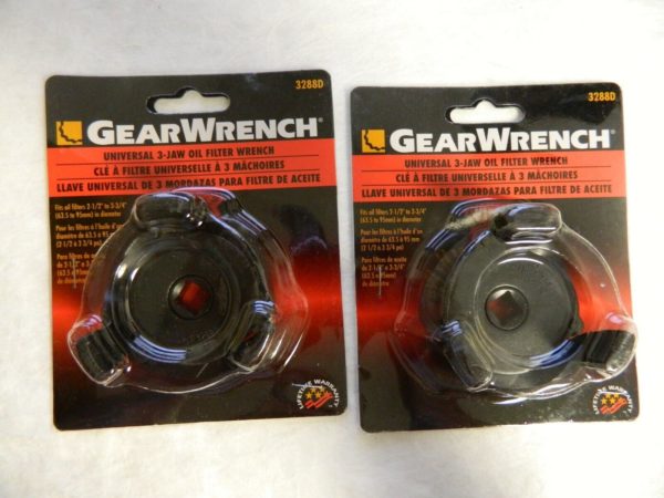 GEARWRENCH Steel Universal Oil Filter Wrench QTY 2 3288D