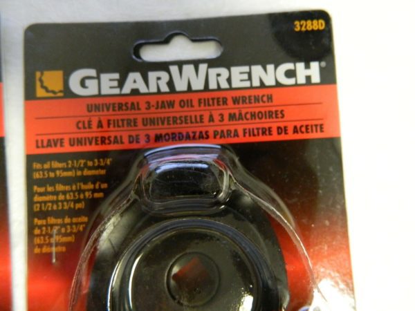 GEARWRENCH Steel Universal Oil Filter Wrench QTY 2 3288D
