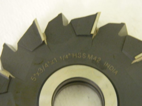 Interstate Staggered Teeth Side Milling Cutter 5" x 3/4" x 1-1/4" 02985489
