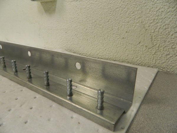 TMI Aluminum Dock Strip Door Mounting Hardware 4Ft. Long HW20-L-UM-04