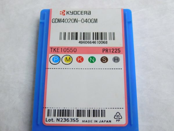 KYOCERA Carbide Grooving Inserts GDM4020N-040GM PR1225 Qty 10 8834580