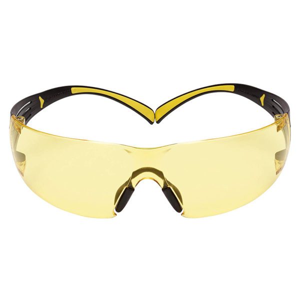 3M Secure Fit Protective Eyewear Amber Anti-Fog Lens Qty 6 SF403SGAF-YEL