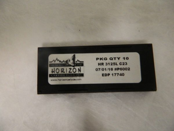 Horizon HR3125L Grade C23 Carbide Turning Insert Box of 10 17740