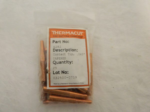 Thermacut Contact Tip .045" Tapered Qty 25 4282