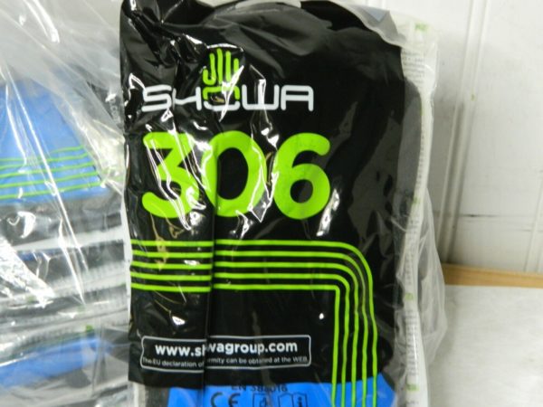 Showa PPE Work Glove Fully Coated Foamed Latex 13 Gauge Sz XXL 12 Pairs 306/XXL