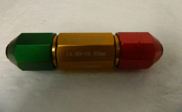SPI 0.626" to 0.75" Ring Dia Range M4 Handle Aluminum Pin Gage Handle 13-315-7