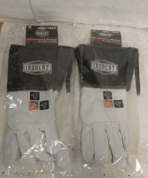 Ironcat 6244/M Premium Grade Goatskin Leather Drivers Gloves Med 2 Pairs 6244/M