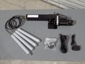 Bucher 4E-D1A-08-S Electric Hydraulic Post Lift Kit 1000 lb Capacity DAMAGED