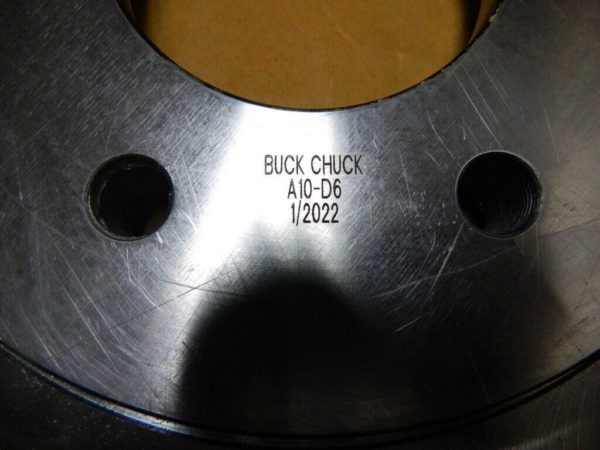 BUCK CHUCK COMPANY Adapter Back Plate for 10″ Diam Self Centering Lathe Chucks