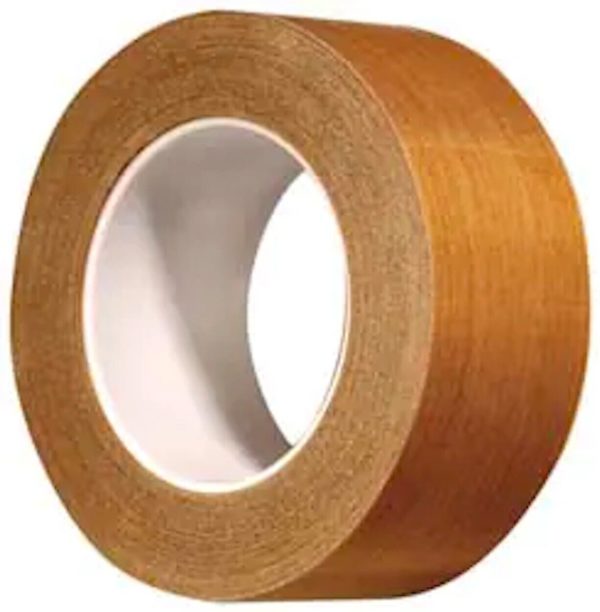 3M 36 Yd Long x 3″ Wide, Series 5453, Brown Silicone Glass Cloth/PTFE Tape QTY 3