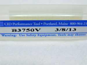 CID Performance Carbide Ball End Mill Ticn 3/8" x 3/8" x 1" x 2-1/2" 4FL B3750V