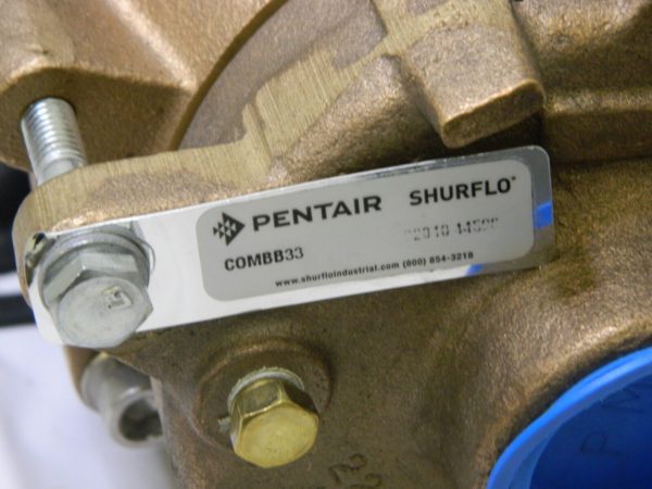 Pentair Sureflo Bronze 3/4hp 1-1/4in 115/208-230 VAC COMBB33