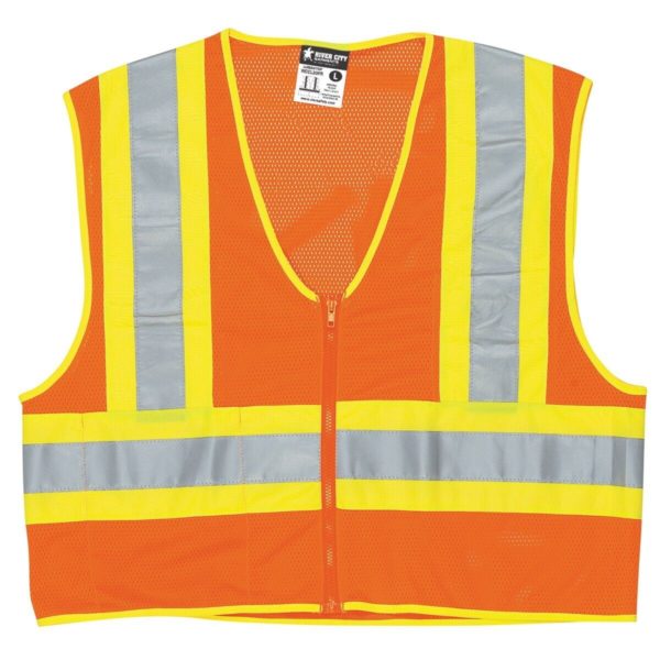 MCR Safety Economy Type R Class 2 Two-Tone Safety Vest Size 4X Qty 50 VWCCL2OFR