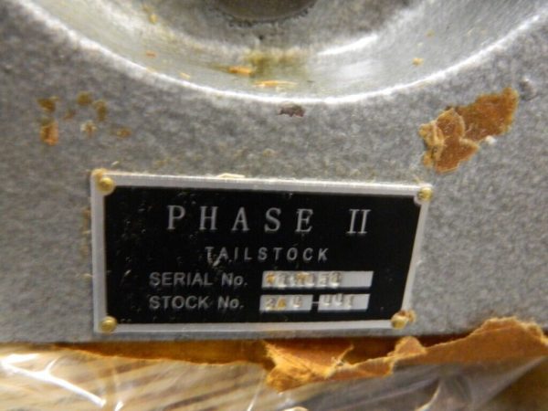Phase II 8 & 10" Table Compatibility, 5.6 to 7.2" Center Height, Tailstock